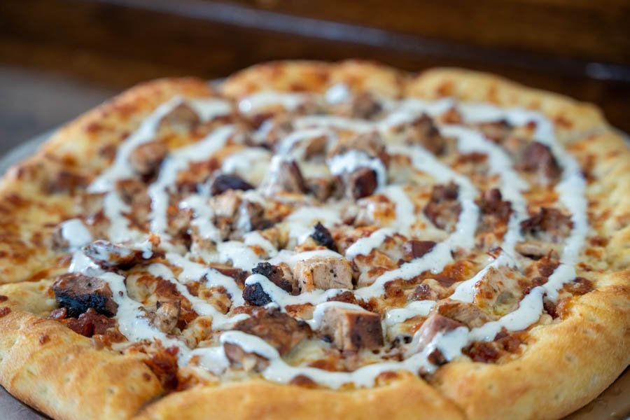 Chicken Bacon Ranch pizza